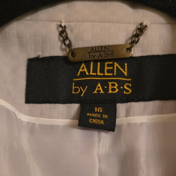 Allen by Abs Light Gray Classic Suit Jacket Blazer - Picture 2 of 13